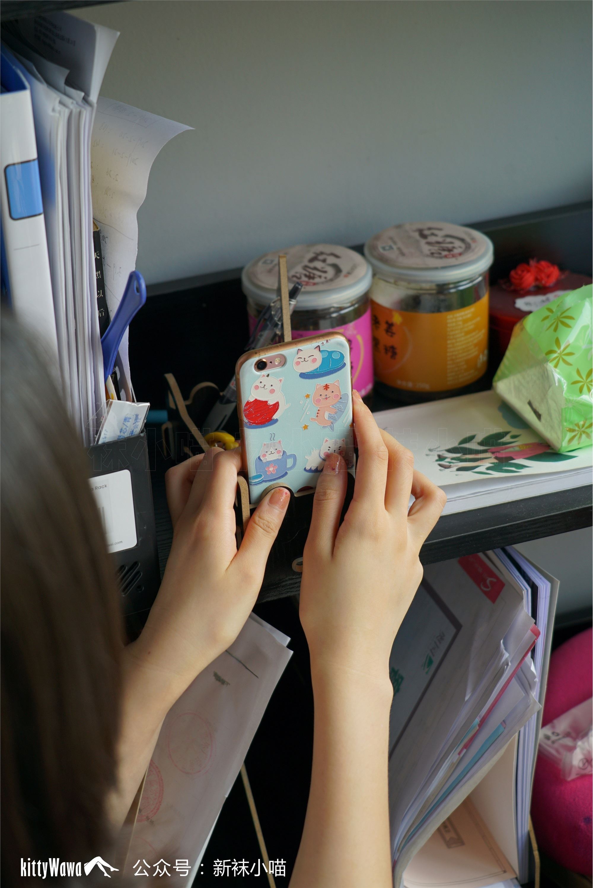 kittyWawa袜小喵故事集  KTS014 加班